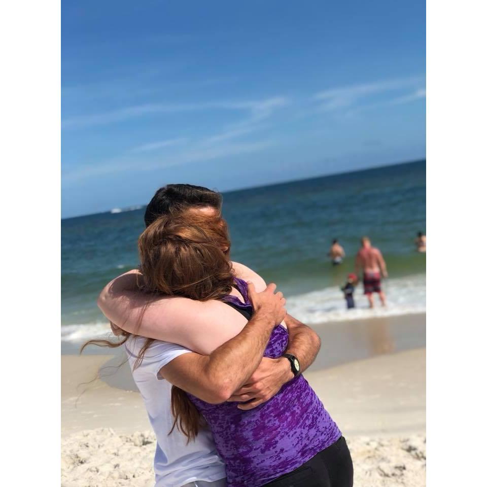 photo from our engagement @ Gulf Shores, AL