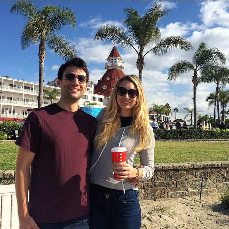 When we visit Coronado we love our morning routine of grabbing coffee and walking down to the Hotel Del!