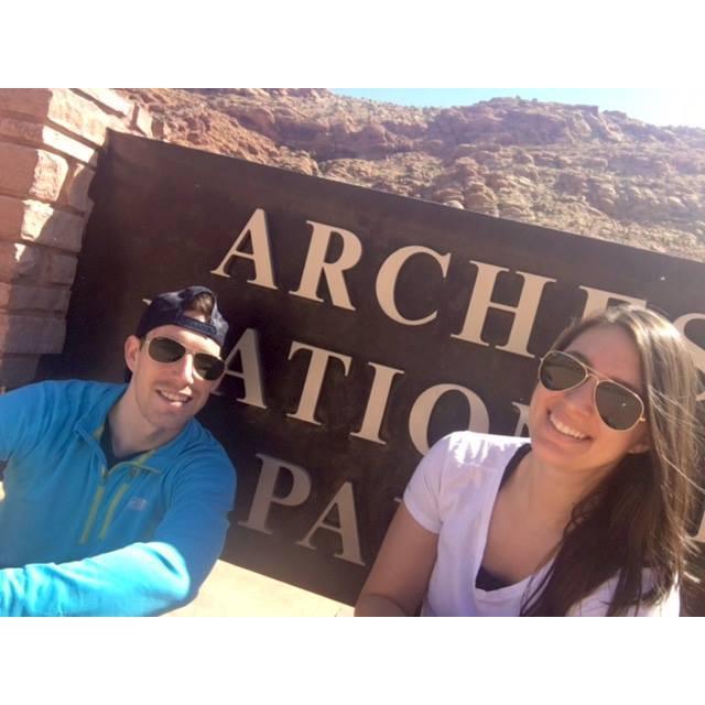 Pit stop at Arches National Park during our second major road trip