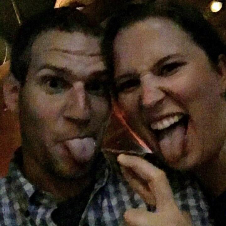 The night they met and first picture taken together.