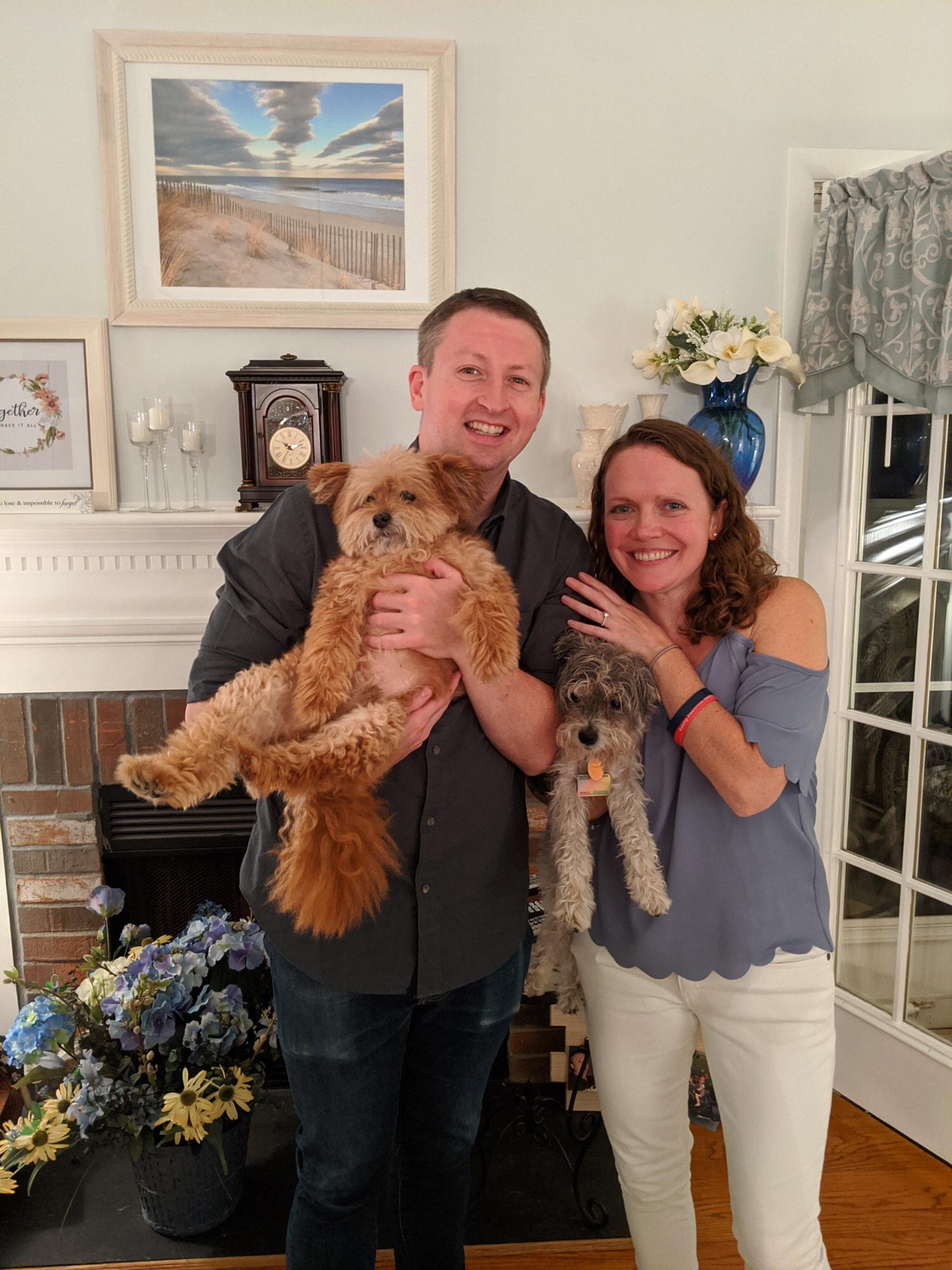 The dogs were a lot happier than they look, promise
