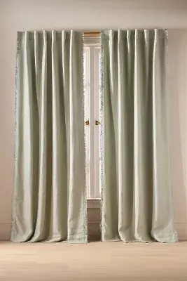Luxe Linen Blend Blackout Curtain