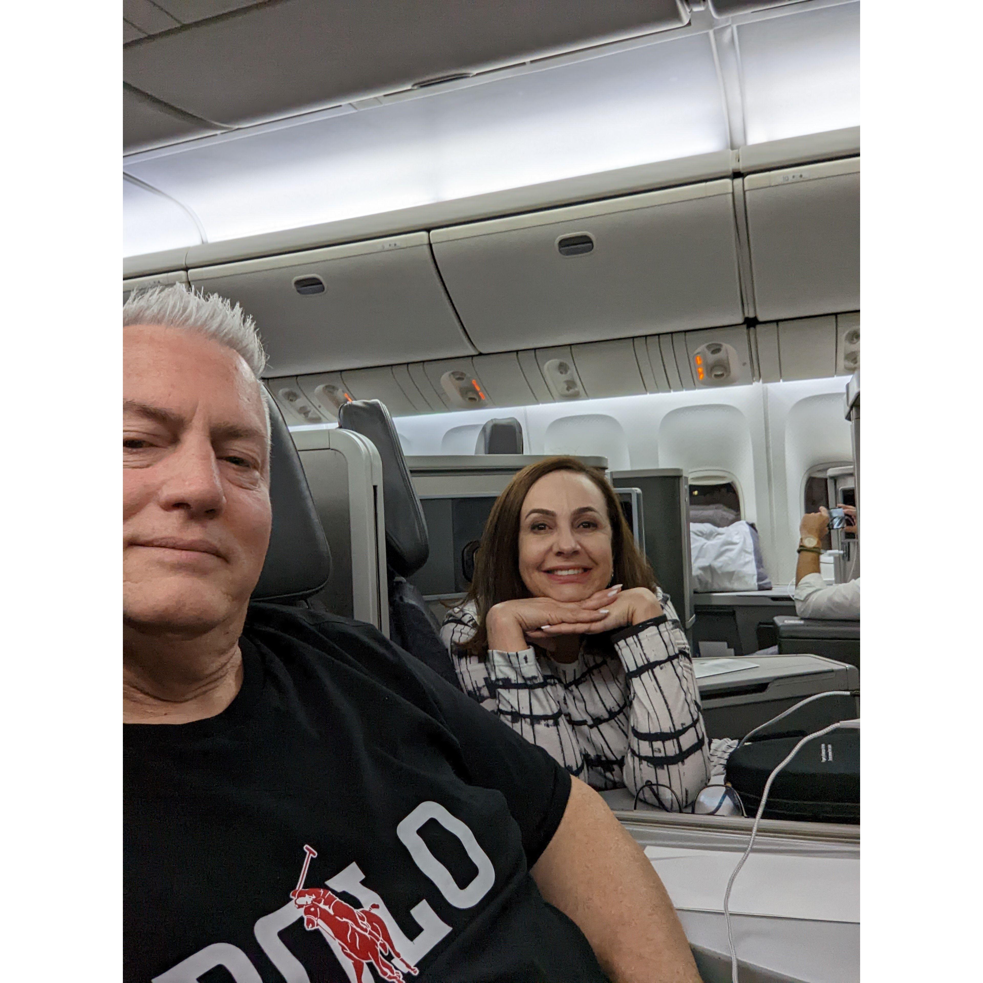 Flight to Brazil to meet Mercia's dad and the family! 2022