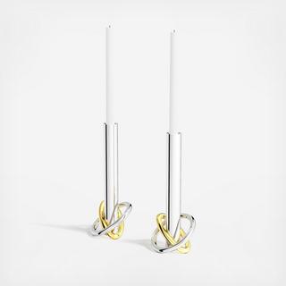 Ring Candleholder, Set of 2