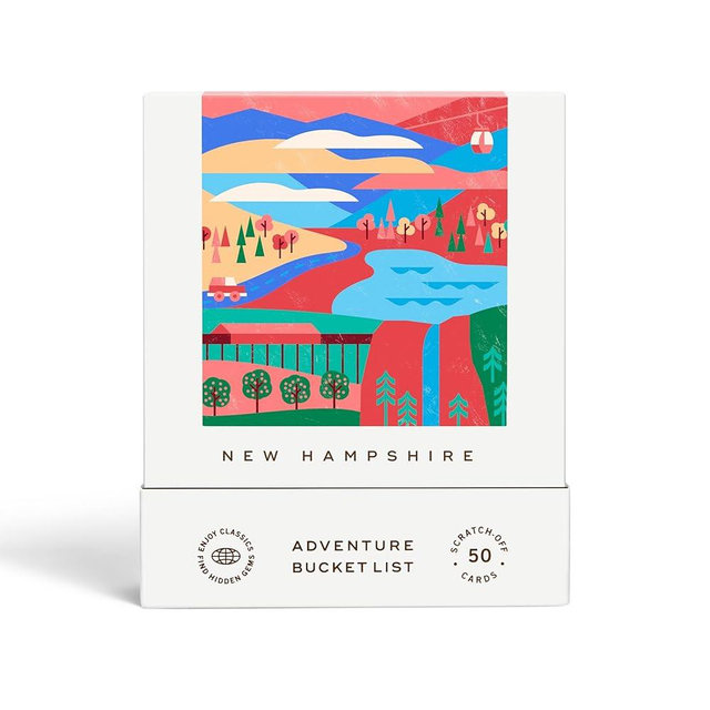 New Hampshire Adventure Bucket List: 50 Scratch-Off Cards for Outdoor Activities, Tourist Attractions, and Road Trips - Perfect Travel Gift and Guide for Exploring New Hampshire