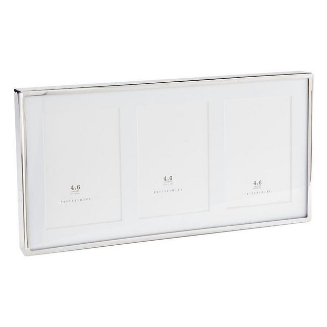 Hagen Picture Frame, Silver, 3-opening
