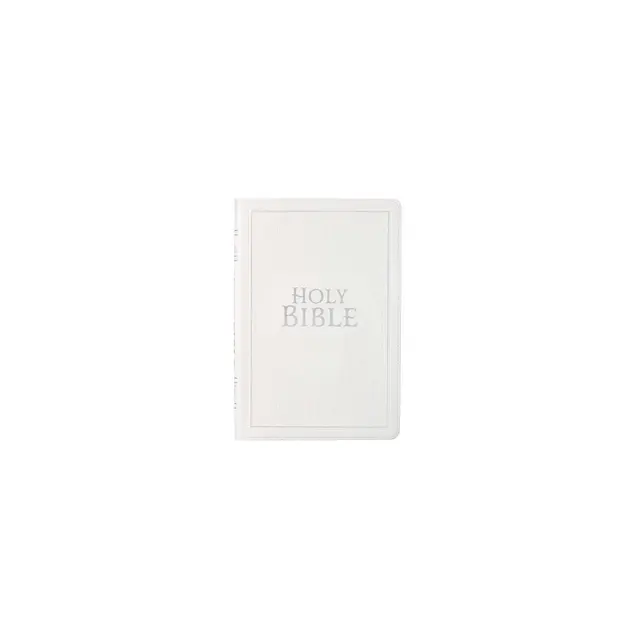 KJV Thinline White Wedding Bible - Large Print