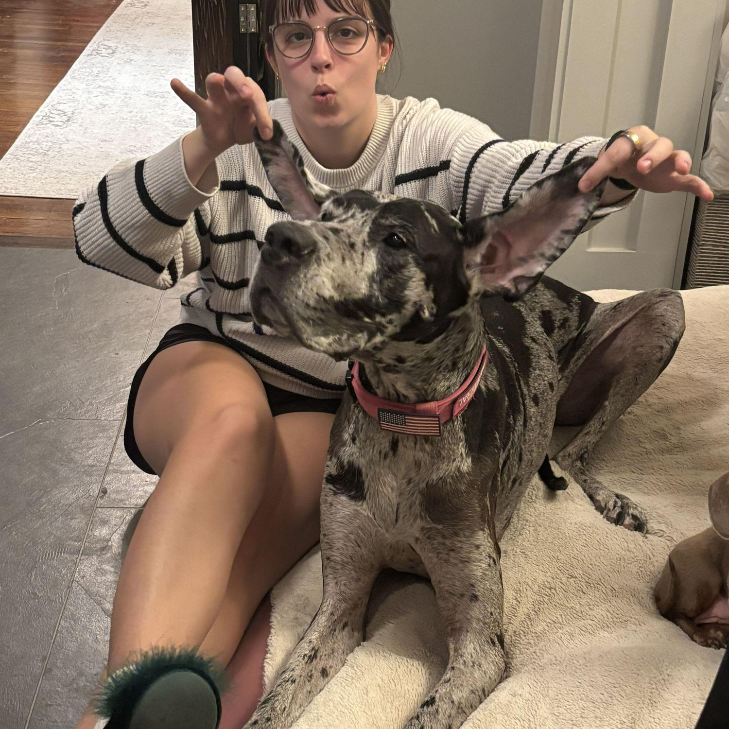 Girls in the new house