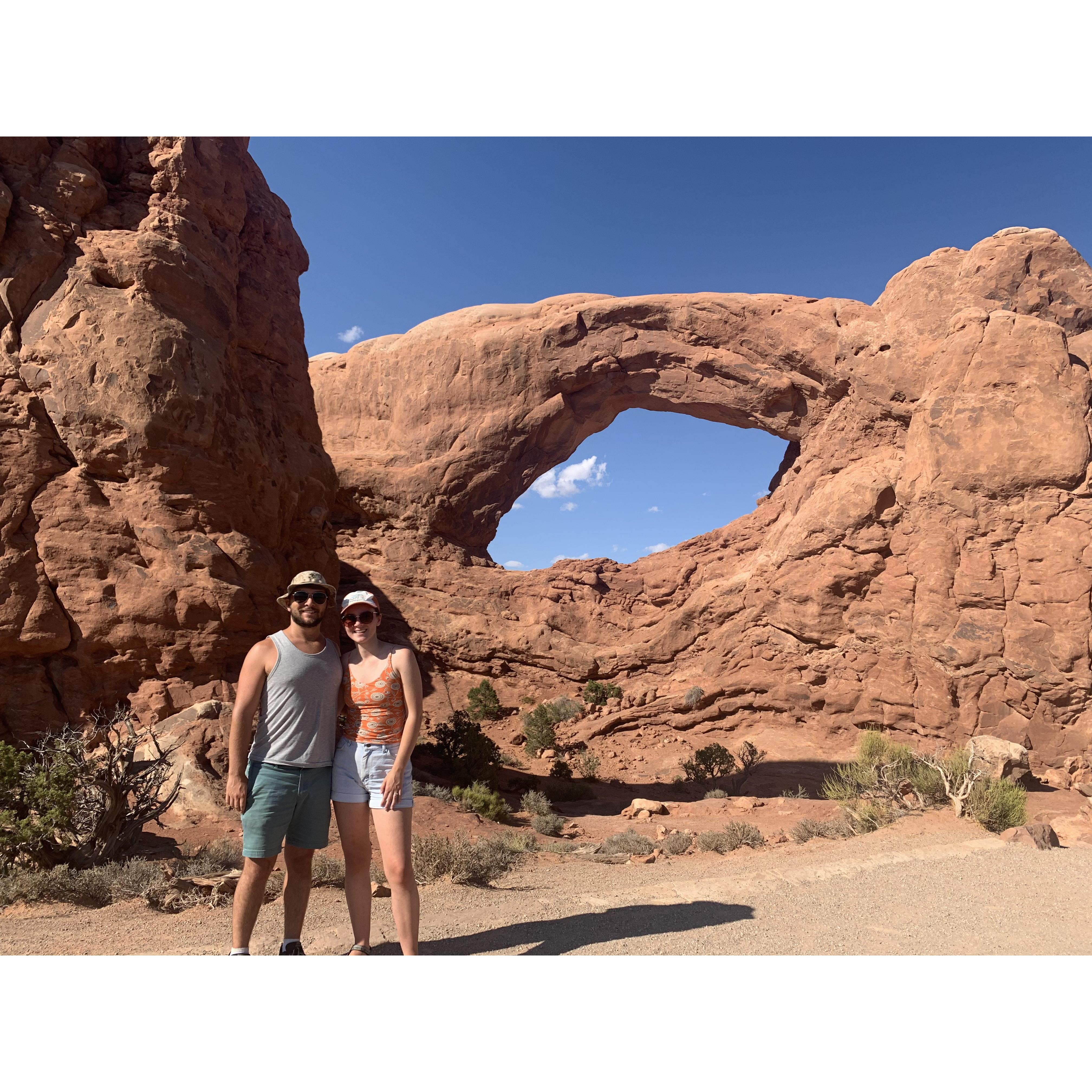 We stopped in Moab and visited Arches National Park.