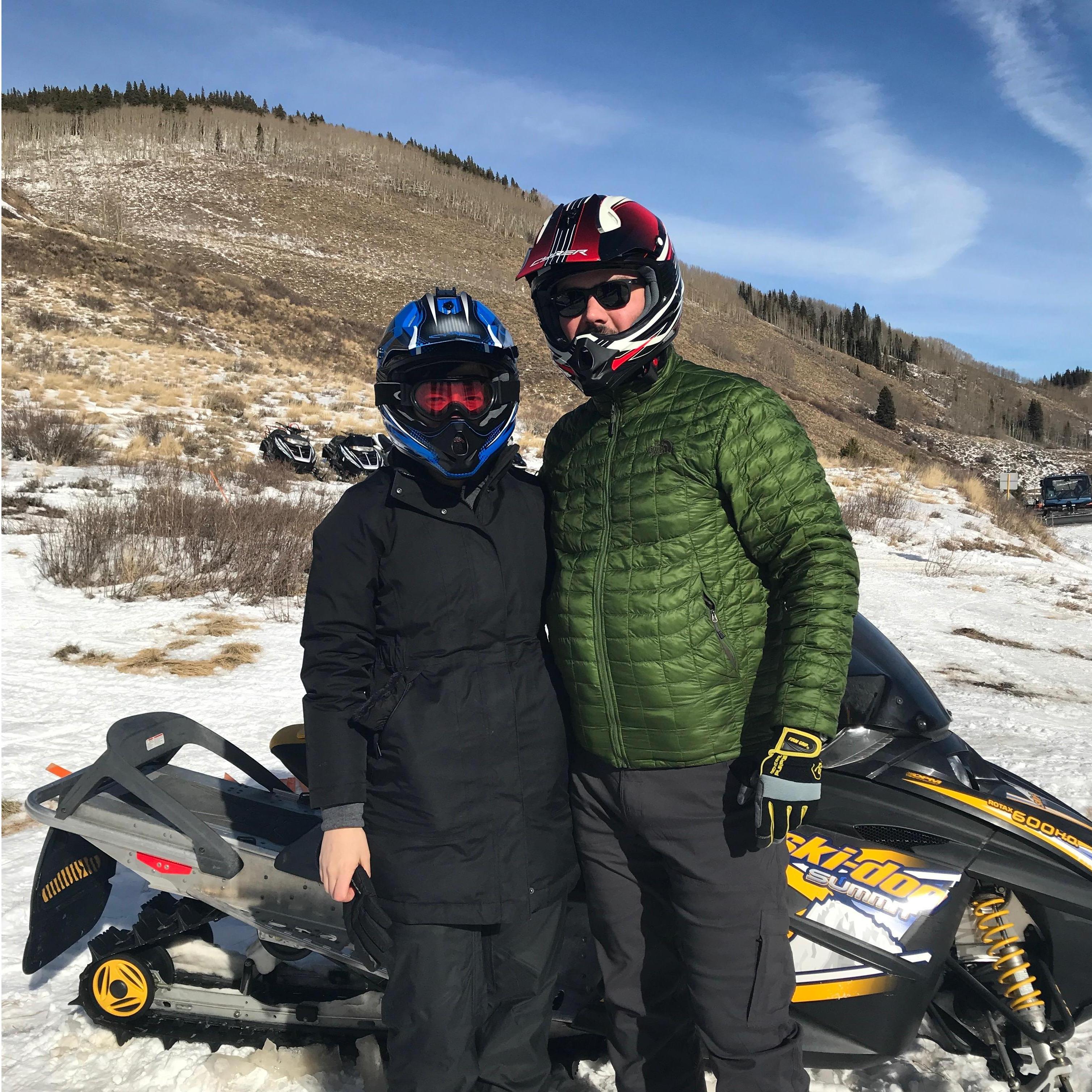 Snowmobiling in Crested Butte, Jan. 2018