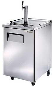 True Beer Dispenser, 1 Keg, Stainless Steel - TDD-1-S-HC