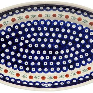 Polish Pottery Oval Serving Platter