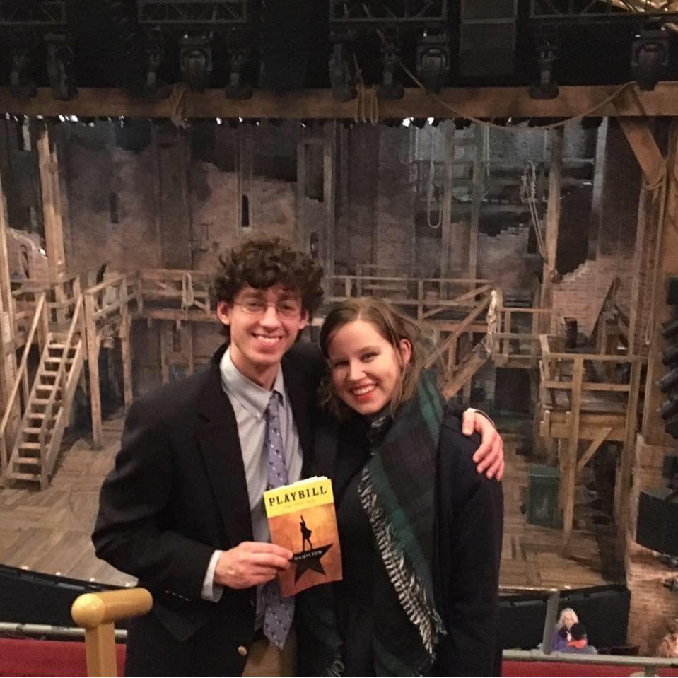 Austin & Gretty celebrated their first anniversary at the Richard Rogers with Hamilton. January 2019.