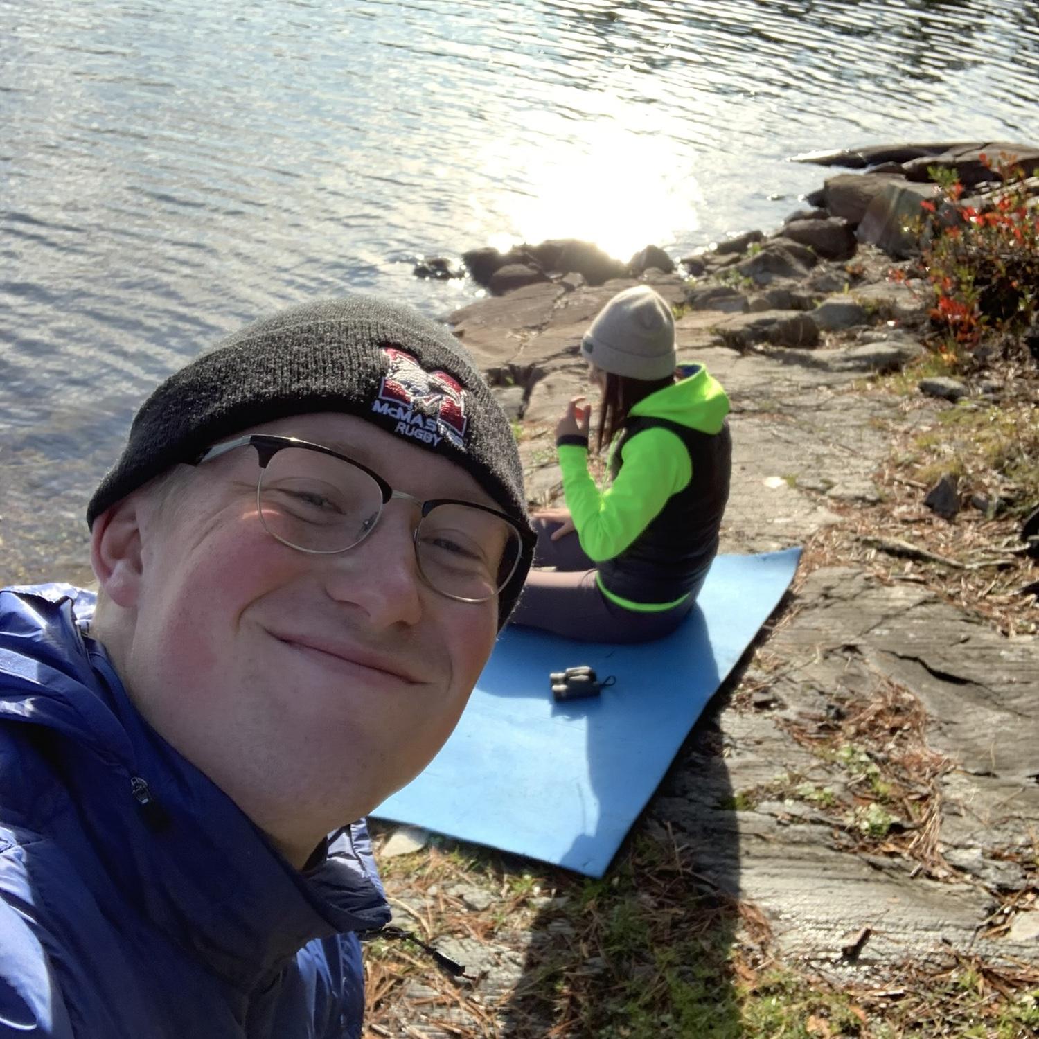 Our first ever camping trip together, Killarney Provincial Park 2018