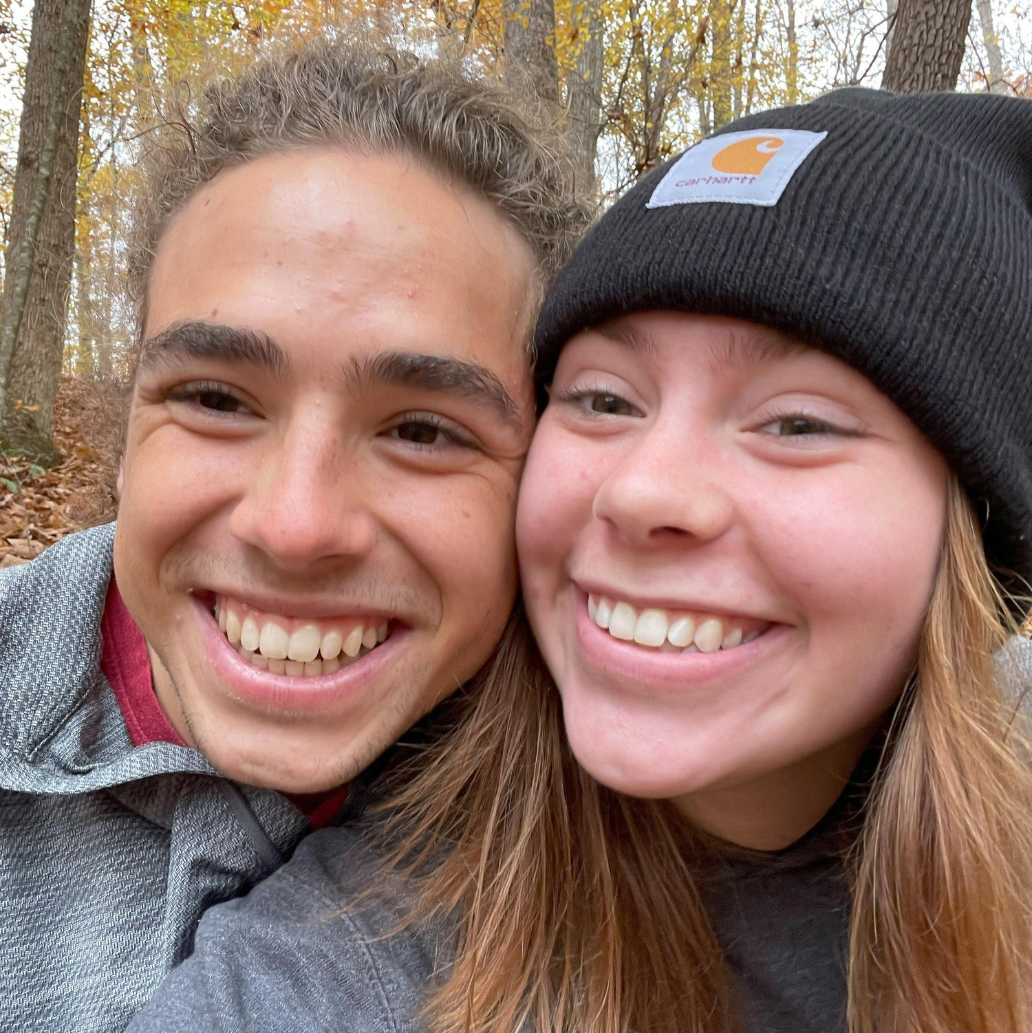 Our first photo together!