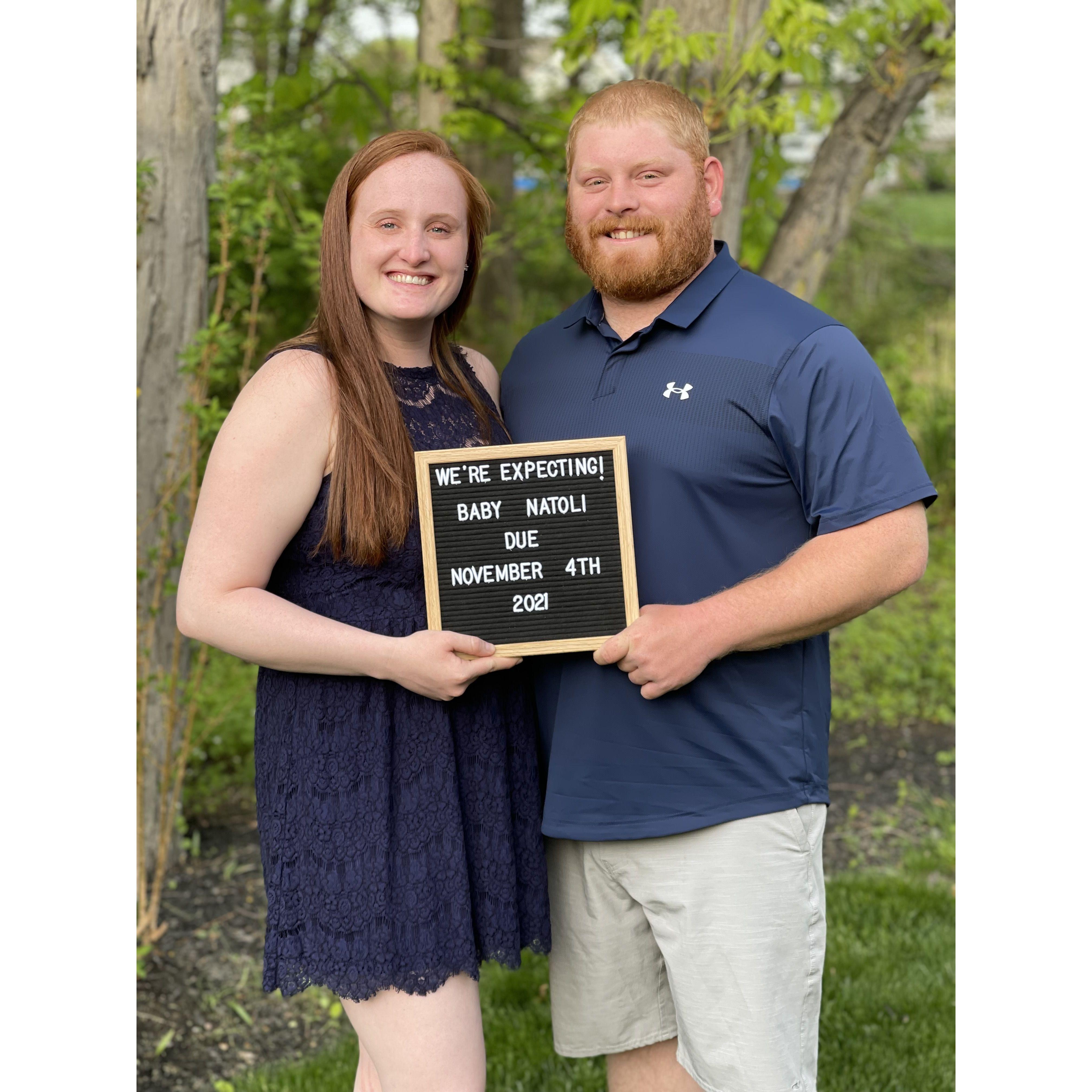 we're having a baby :)