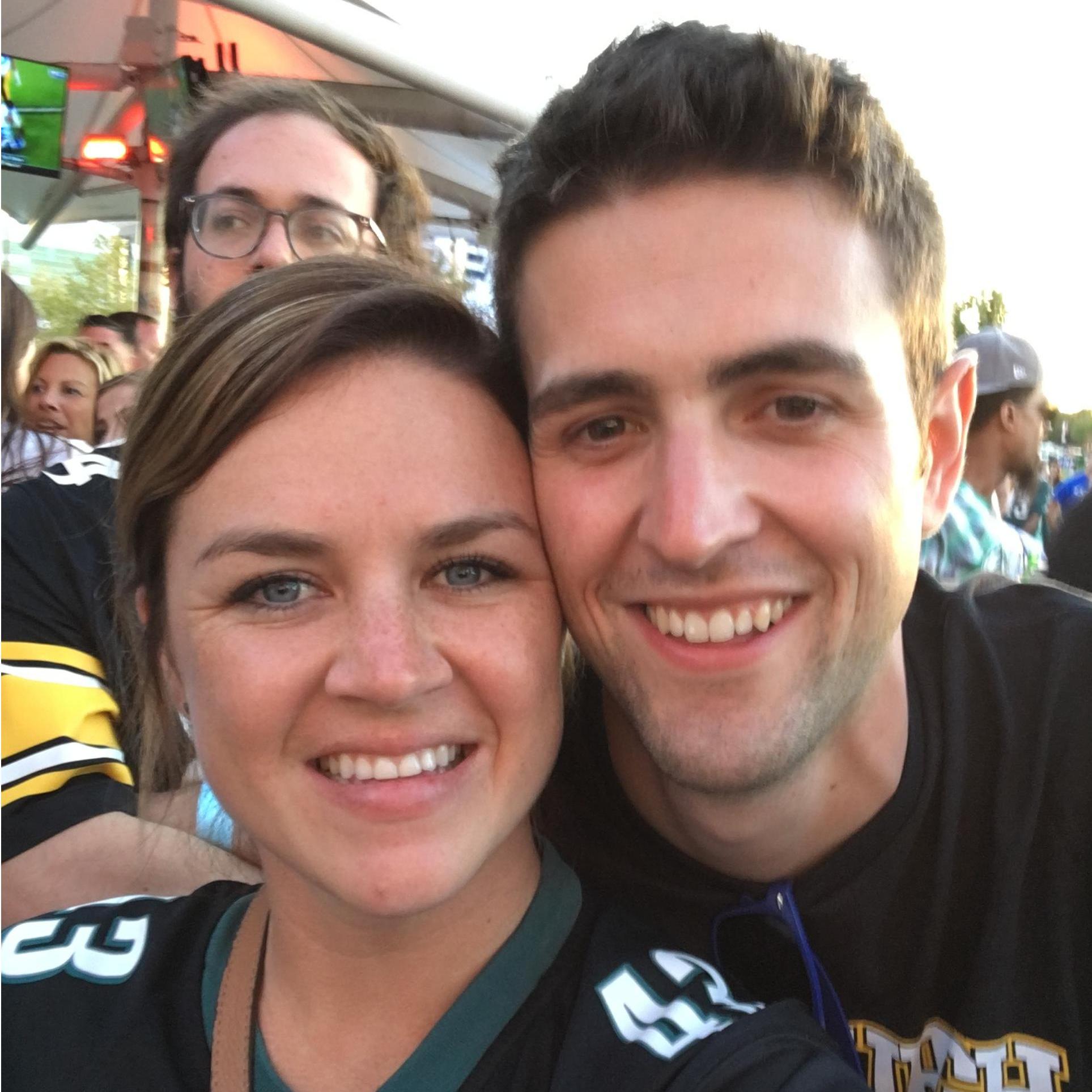 Supporting both Pennsylvania Teams (Eagles won though).
