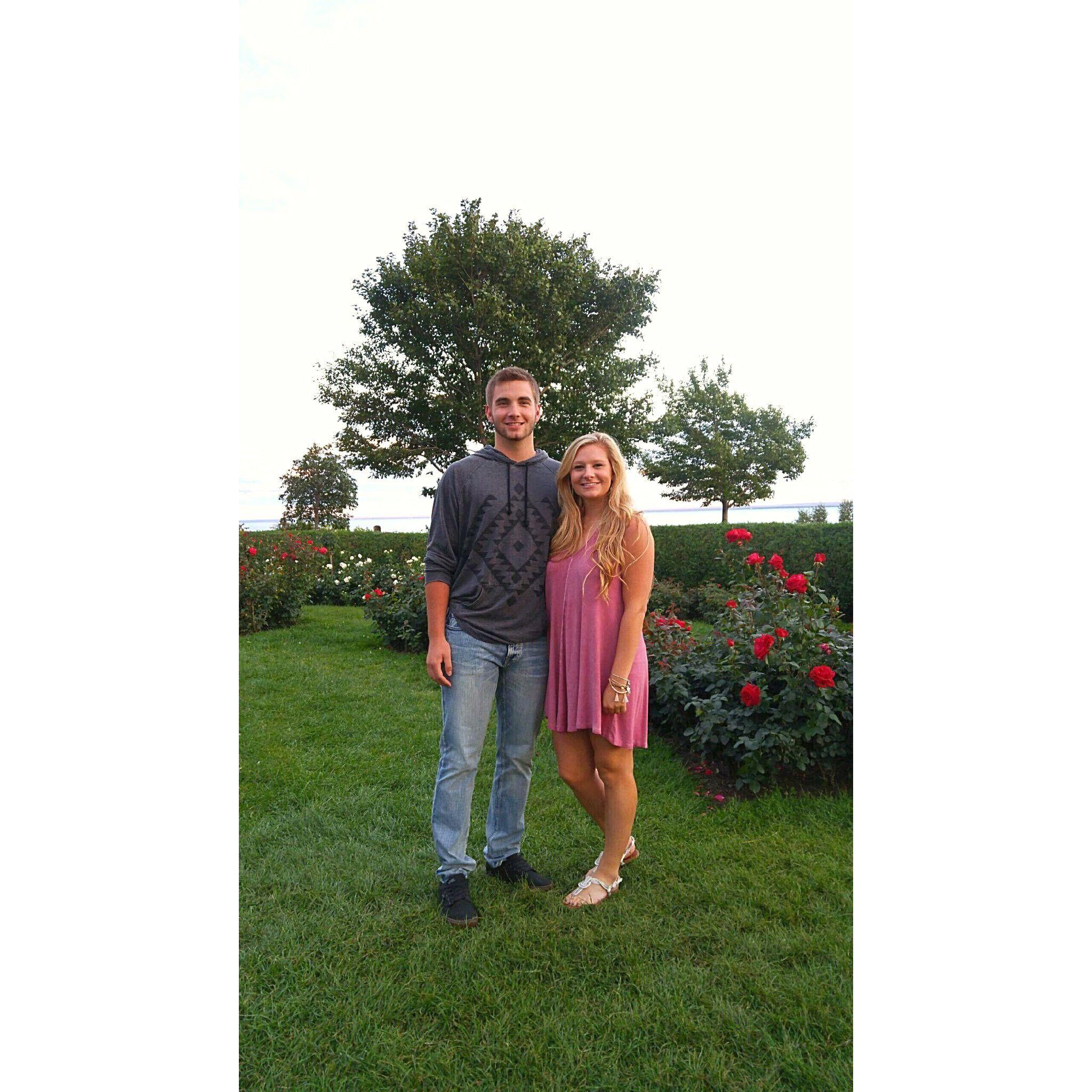 One of our first dates together 2016