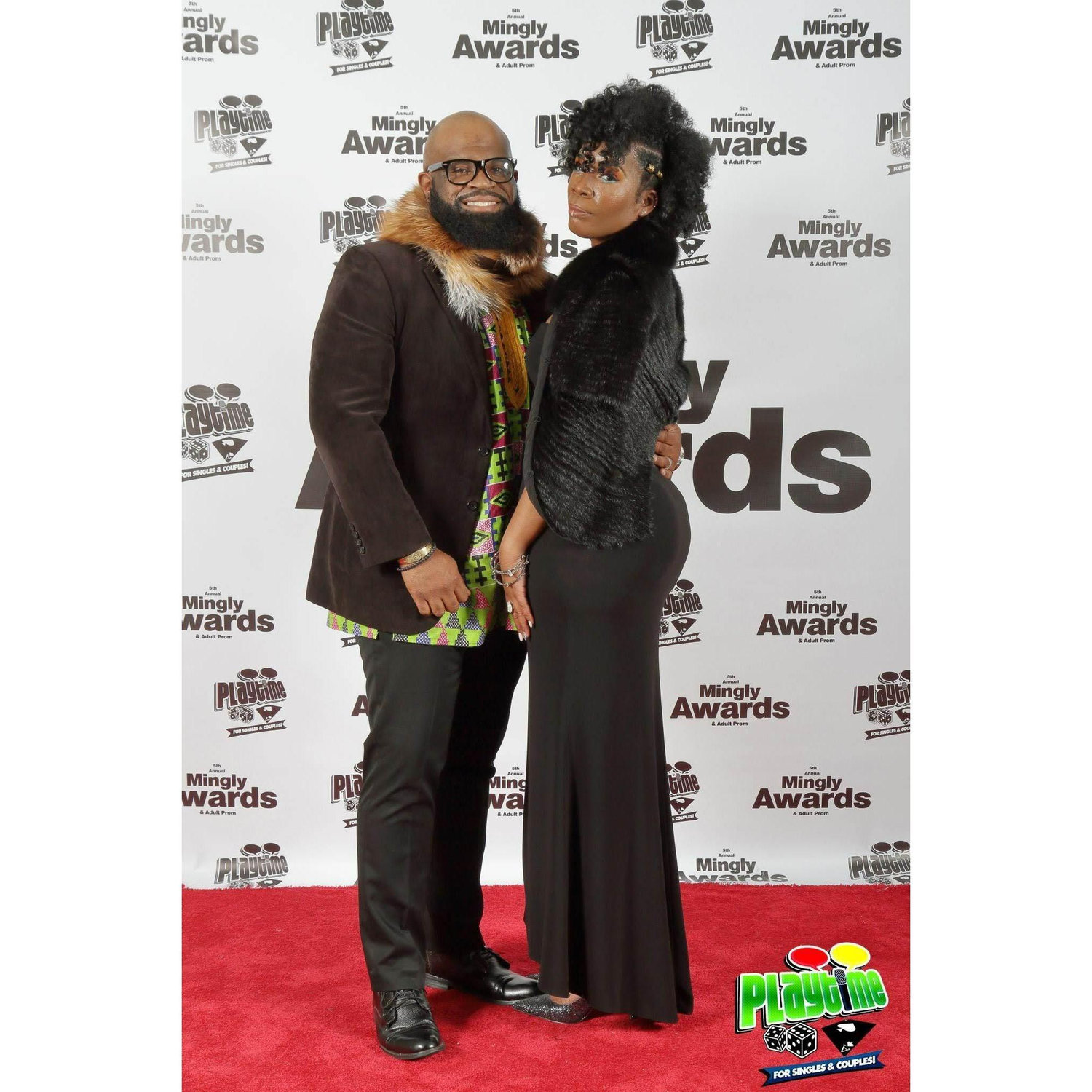 Wakanda Forever at 2018 Playtime Worldwide Mingly Awards.