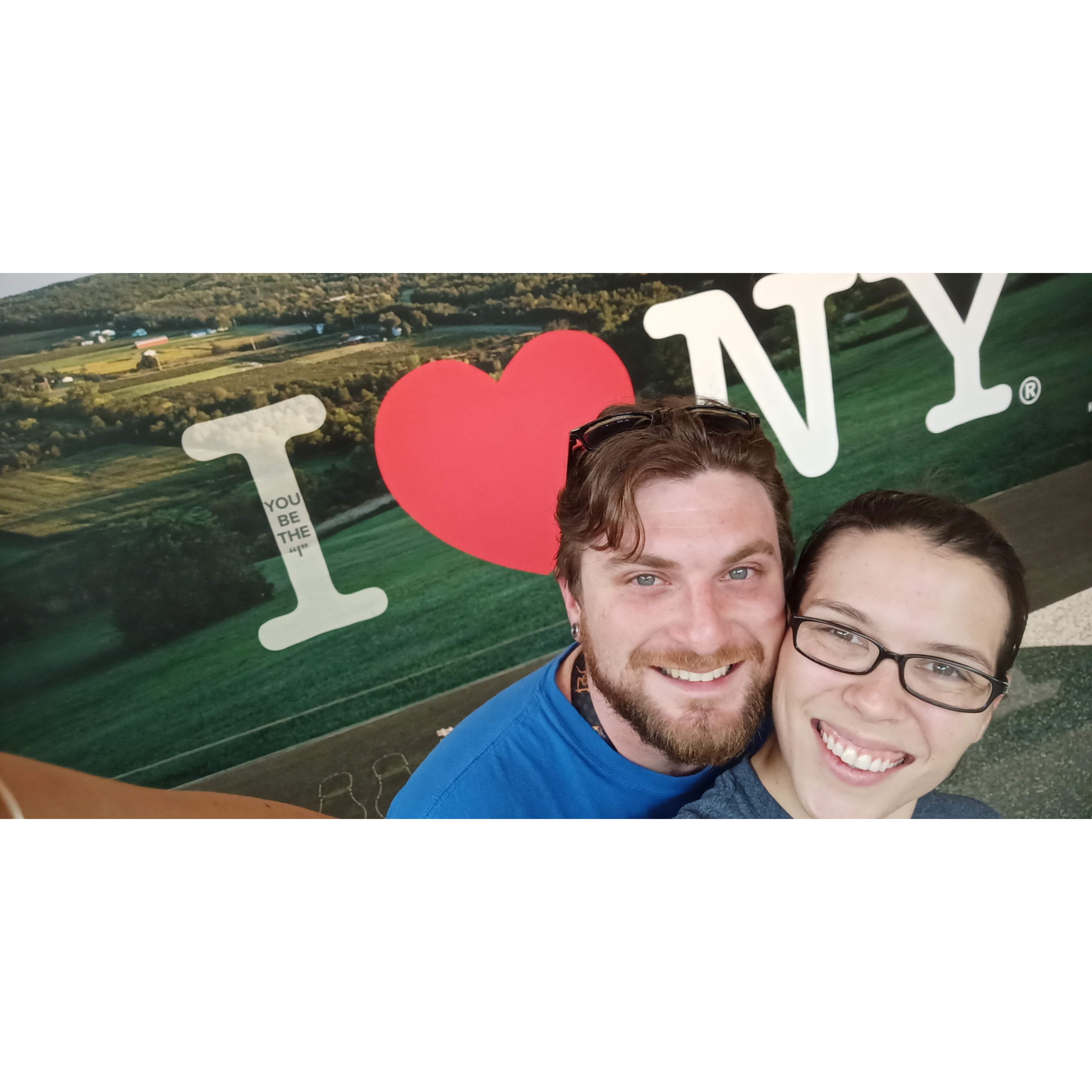 When we survived driving 14 hours to VT, stopping in NY along the way