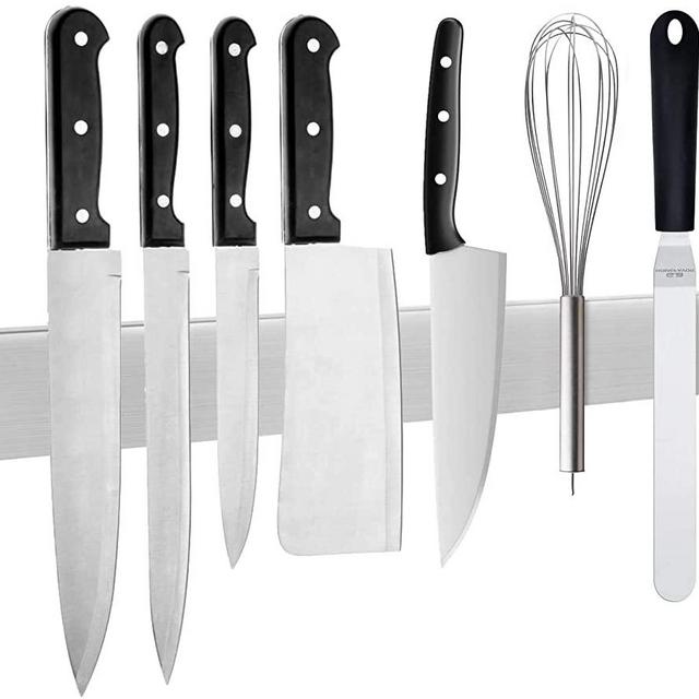 G.a HOMEFAVOR Stainless Steel Magnetic Knife Holder 16-Inch Magnetic Knife Strip for Tidy Kitchen