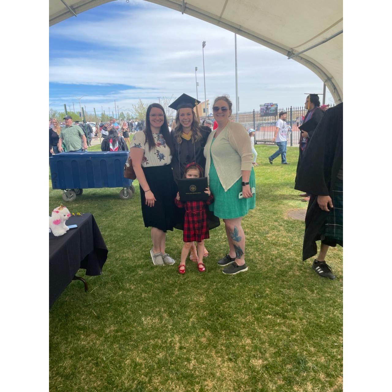 Courtney, Abbey, Myself, and Maddie 