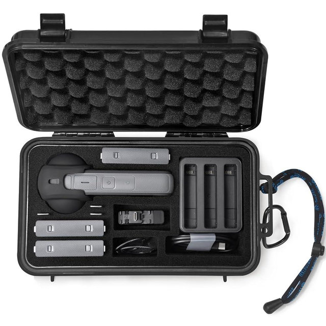 Lekufee Portable Waterproof Hard Case for Insta360 X5, Insta360 X4 Air, Insta360 X4/X3 Camera and Accessories(Case Only)