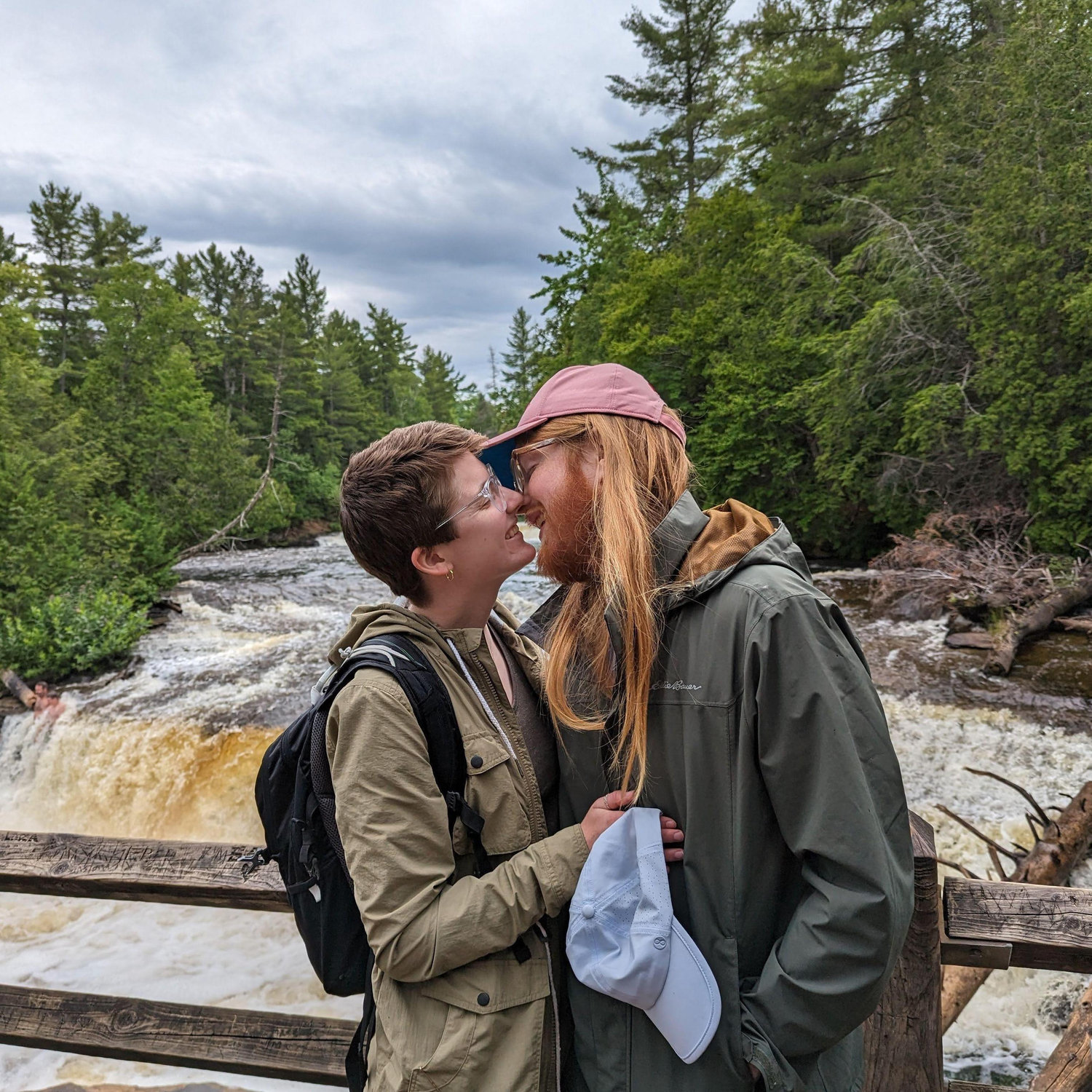 When we are together, every waterfall is in Paradise (Tahquamenon Falls joke)