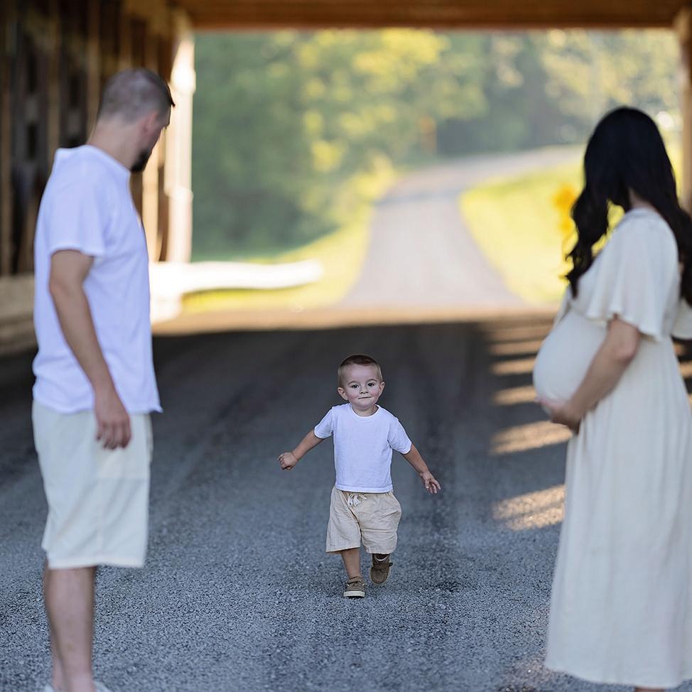 Patiently waiting for mister Tyson to join our little family! Brantley couldn’t wait to be a big brother.