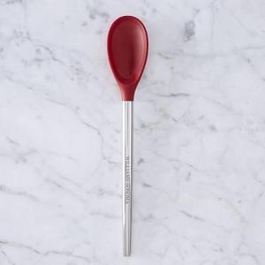 Williams Sonoma Stainless-Steel Silicone Spoon, Red
