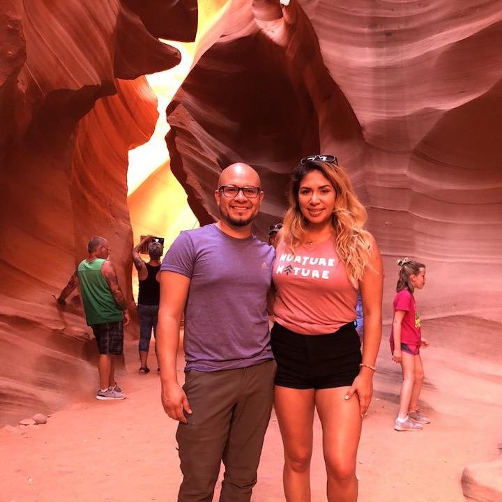Spent our first day in Page, Az.. Here we visited Lower Antelope Canyon on the Navajo Reservation.