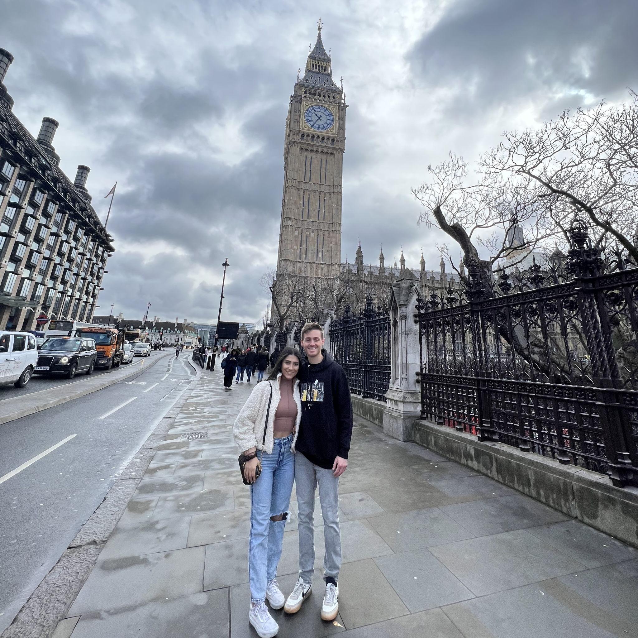 @ Big Ben Clock on our 10 year anniversary trip to London and Paris