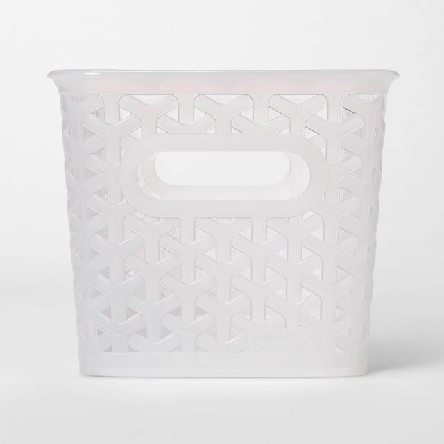 Y-Weave 1/2 Medium Rectangle Decorative Bin Clear - Room Essentials™