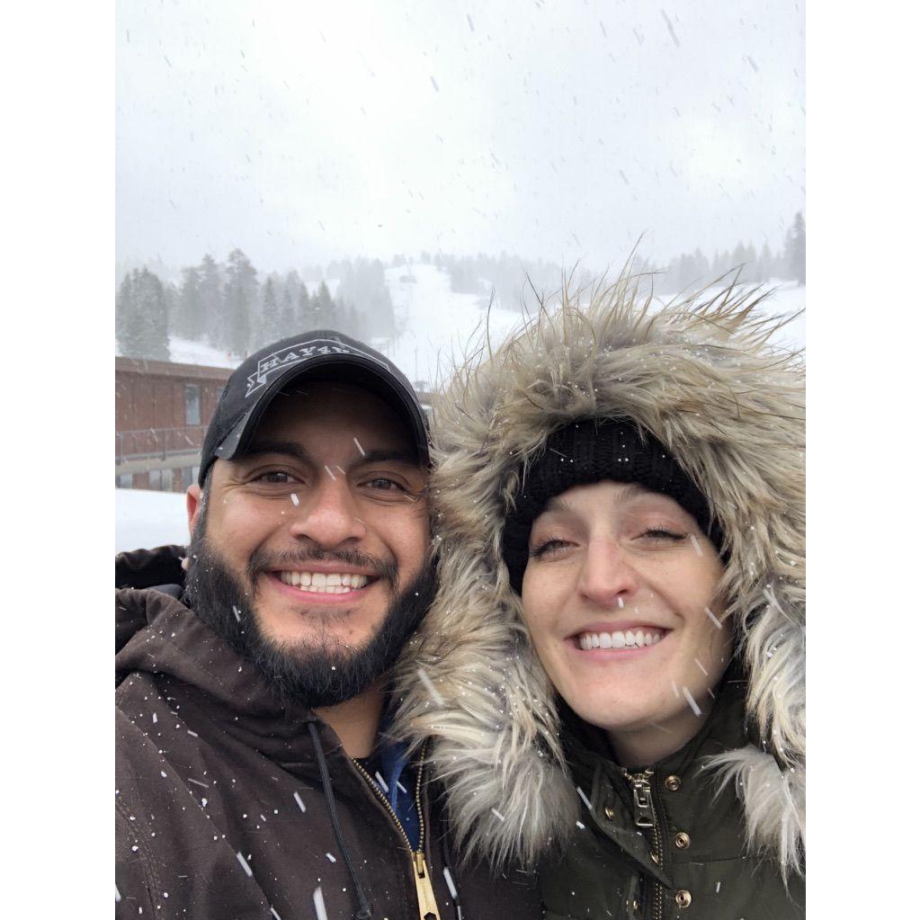 First time in the snow together.