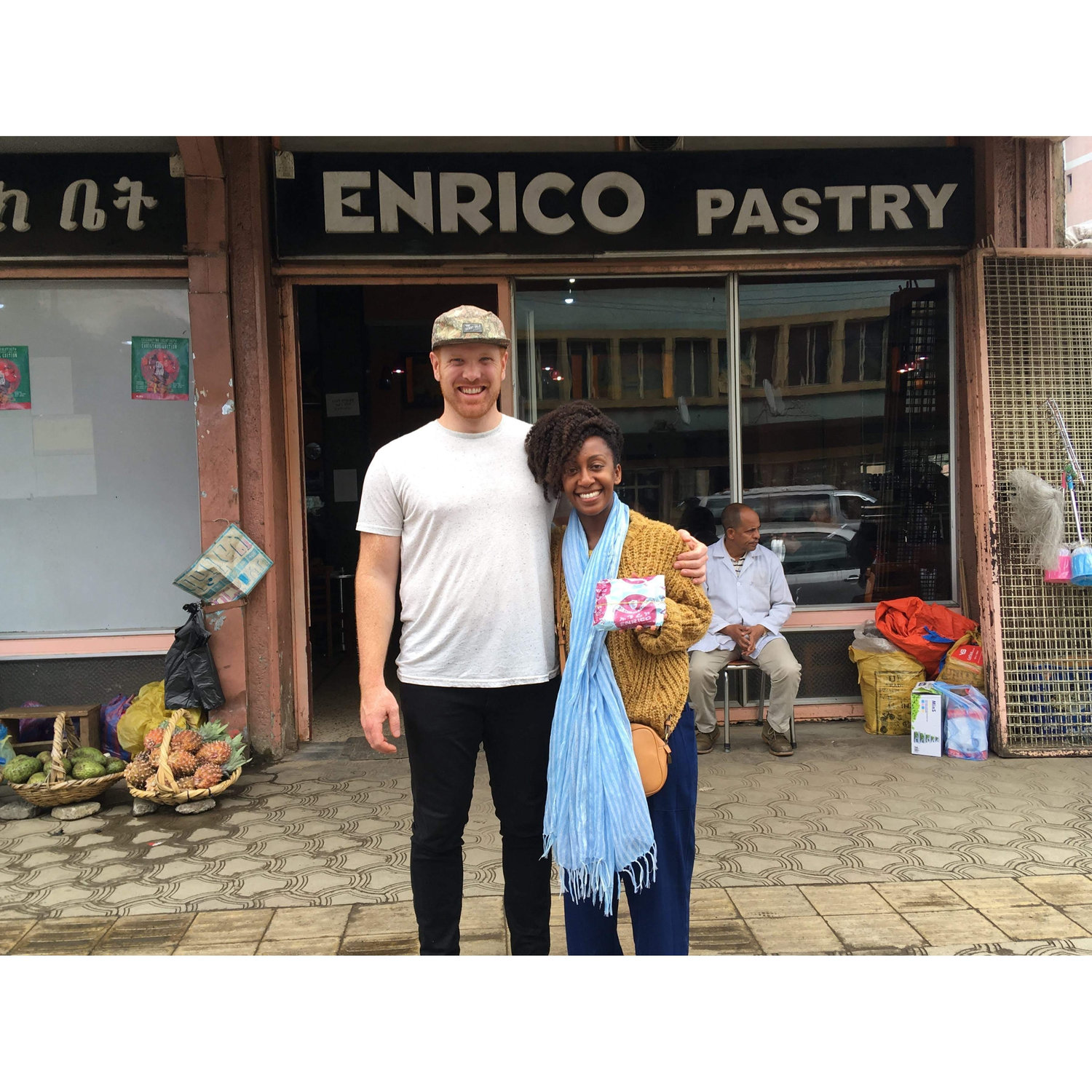 Outside the World Famous Enrico's - Addis Ababa, Ethiopia - December 2019