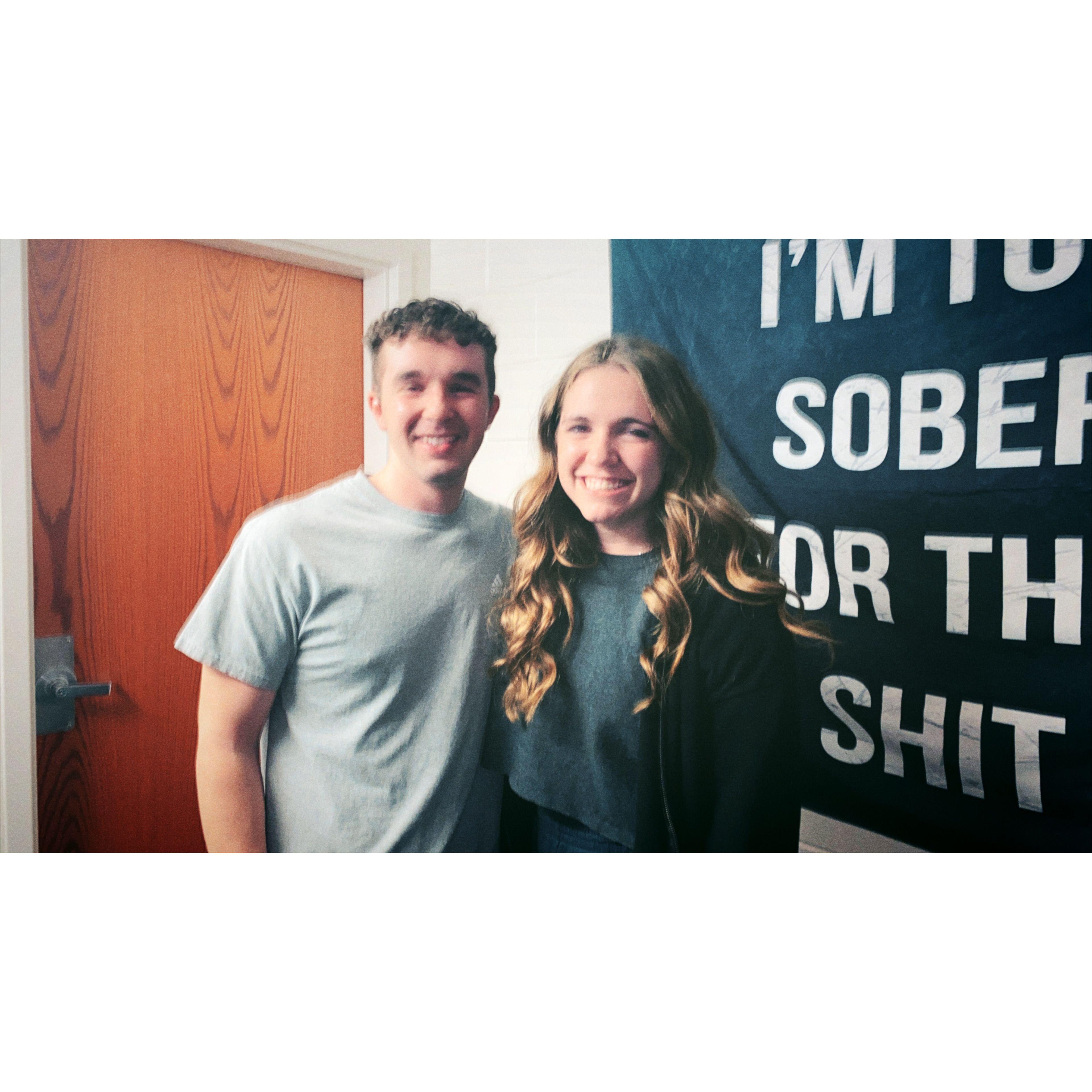 One of our first photos together!