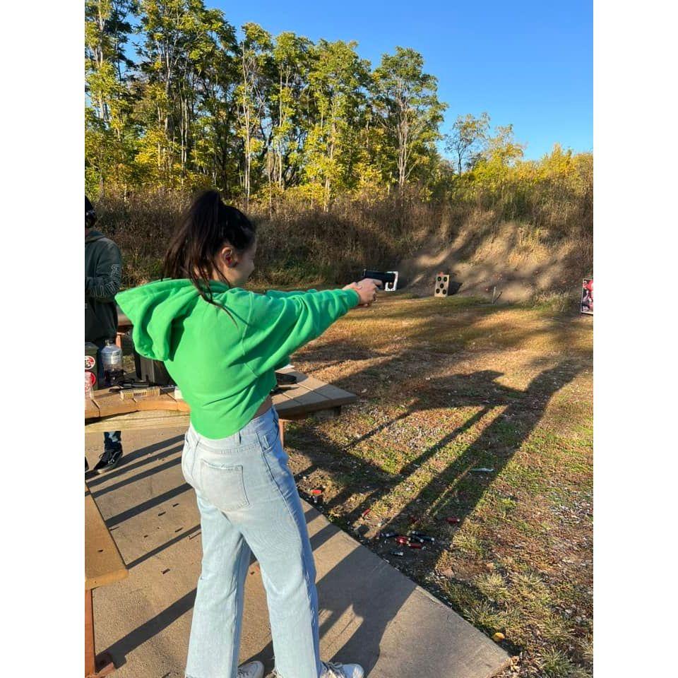 Gun range fun before it got too cold!