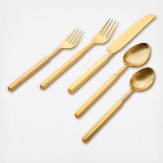 Cubit 20-Piece Gold Flatware Set, Service for 4