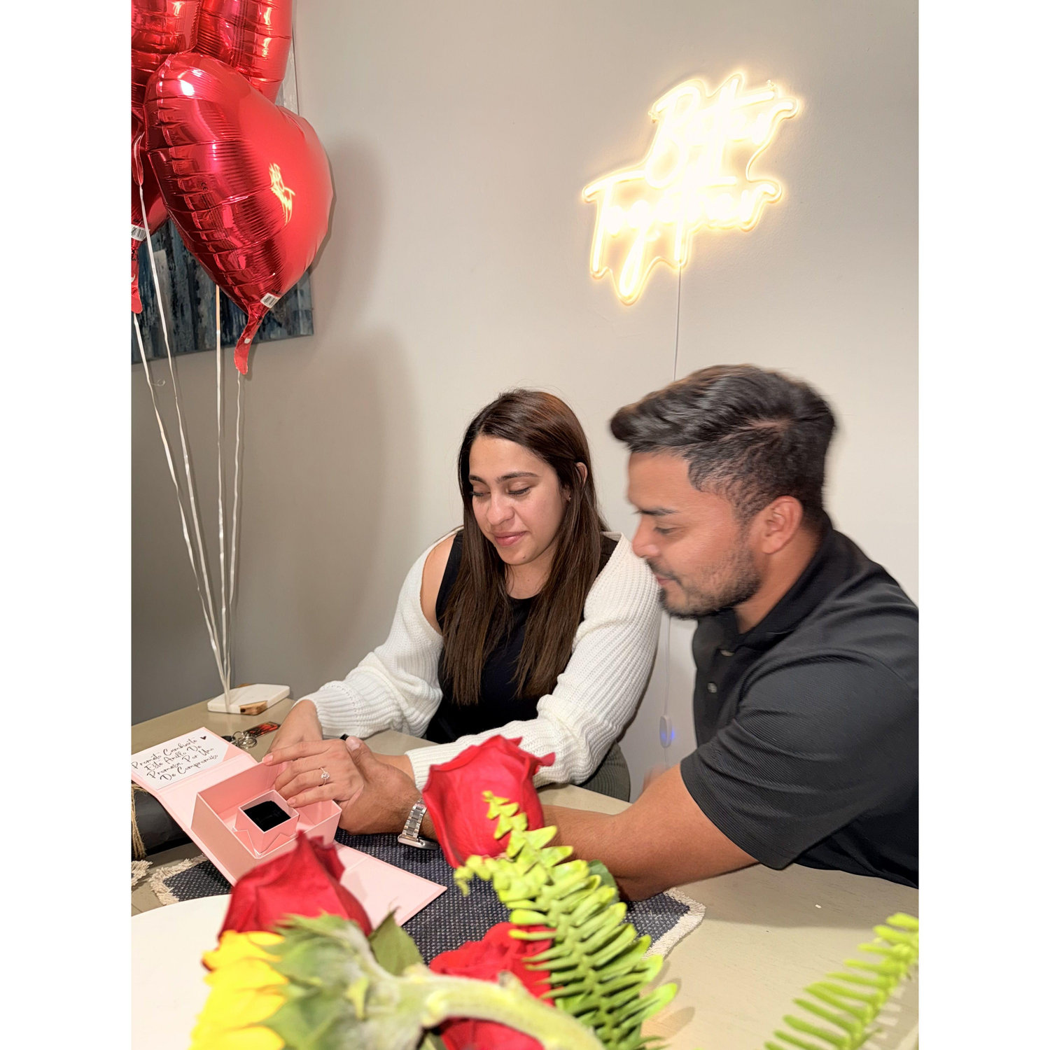 Cuando nos hicimos oficialmente novios.