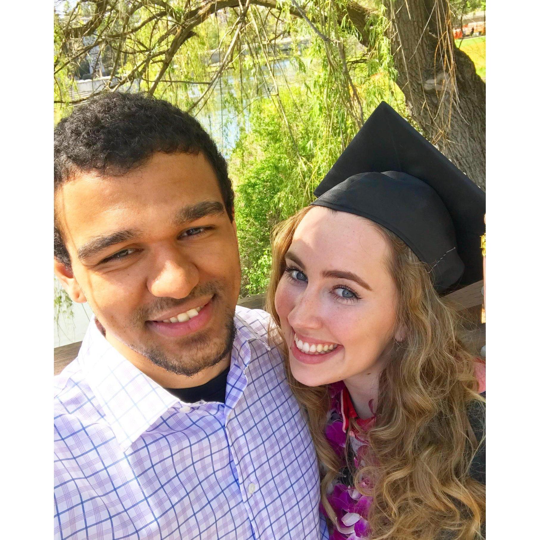 Zoe's 2018 graduate school graduation!