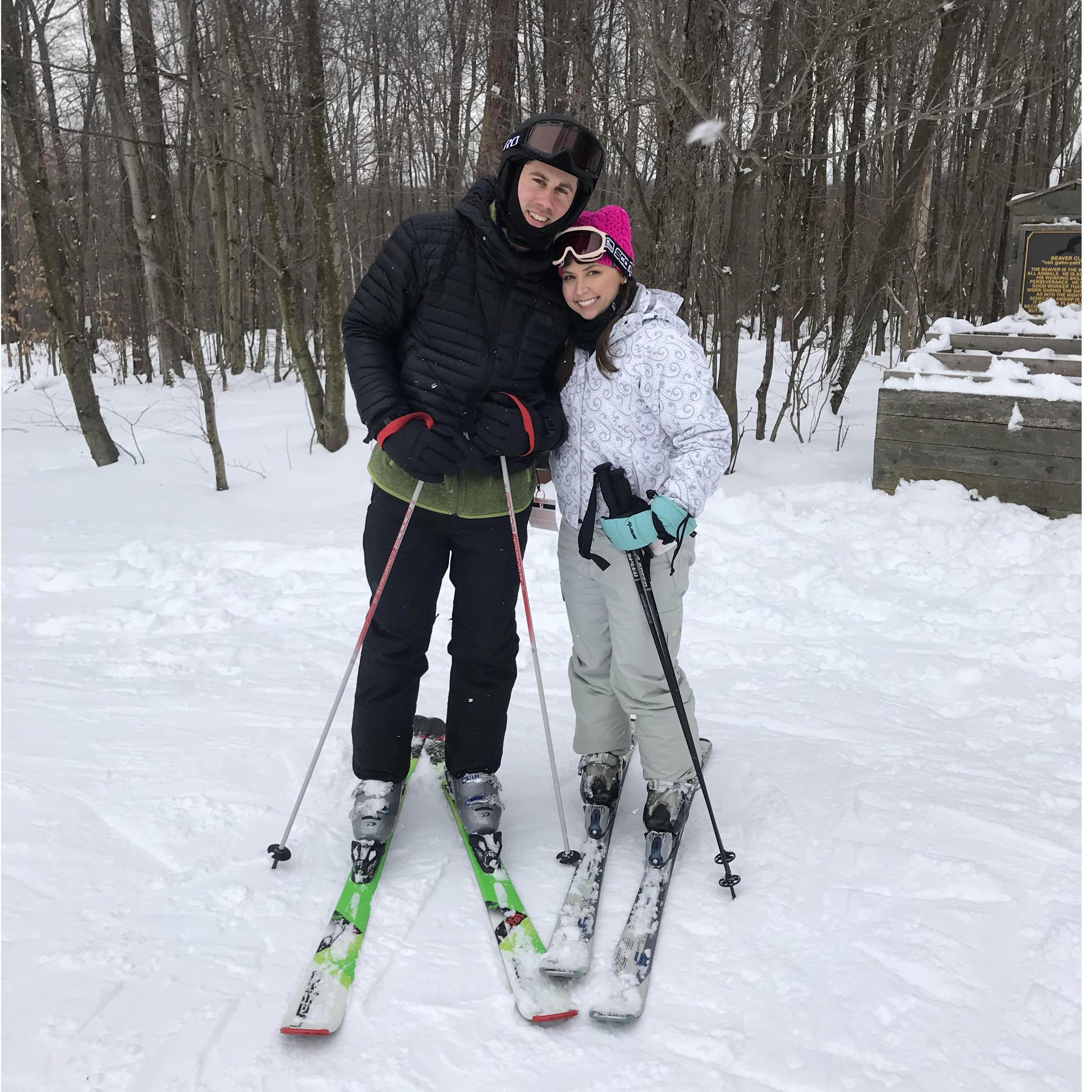 Our first ski trip 🎿