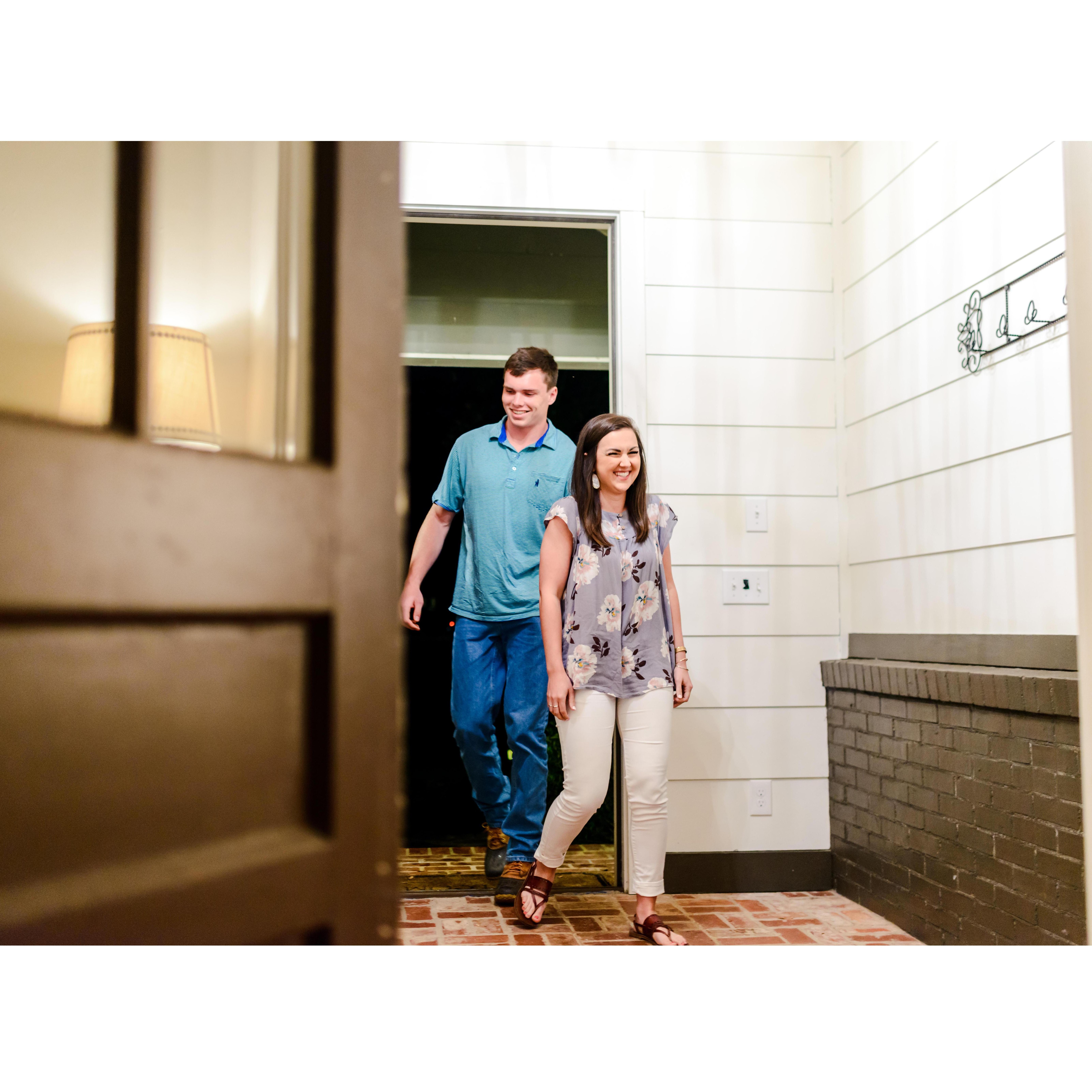 The surprise engagement party