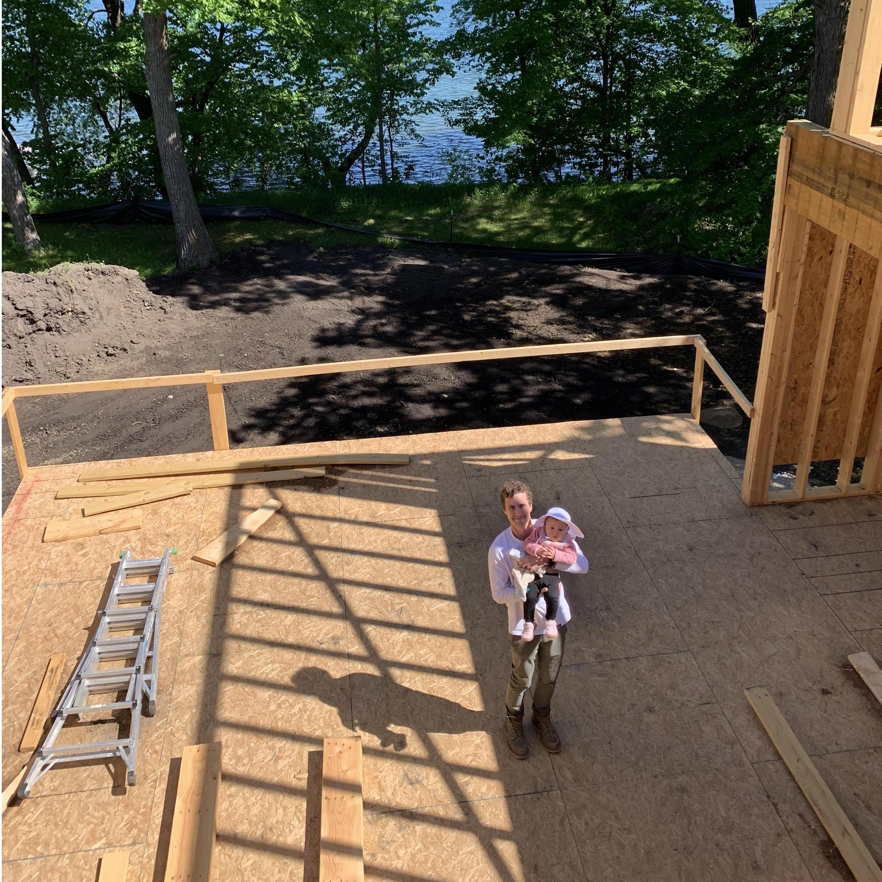 House progress on Lake Latoka in Alexandria. Anticipated move-in is this Winter!