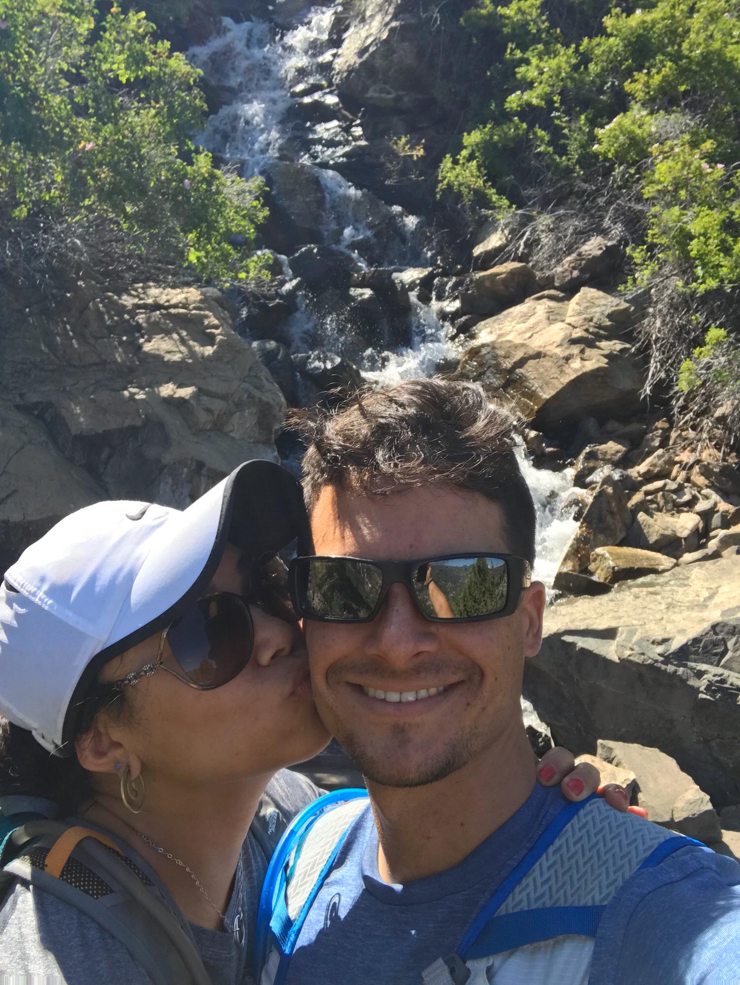 Chasing waterfalls in June Lake