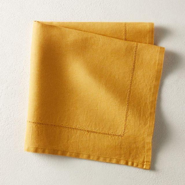 Relaxed Linen Mustard Napkin