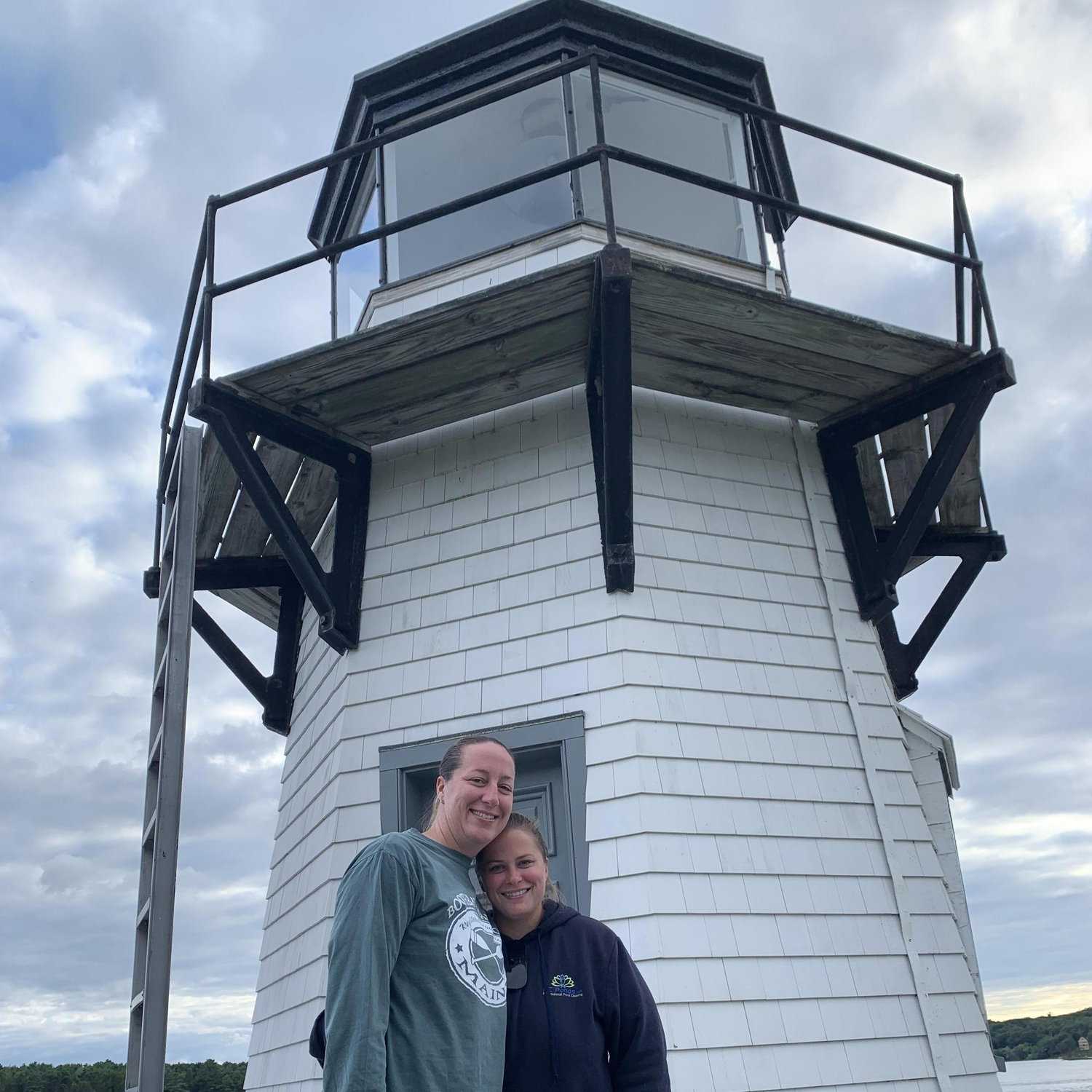 Lighthouse in Bath, Maine