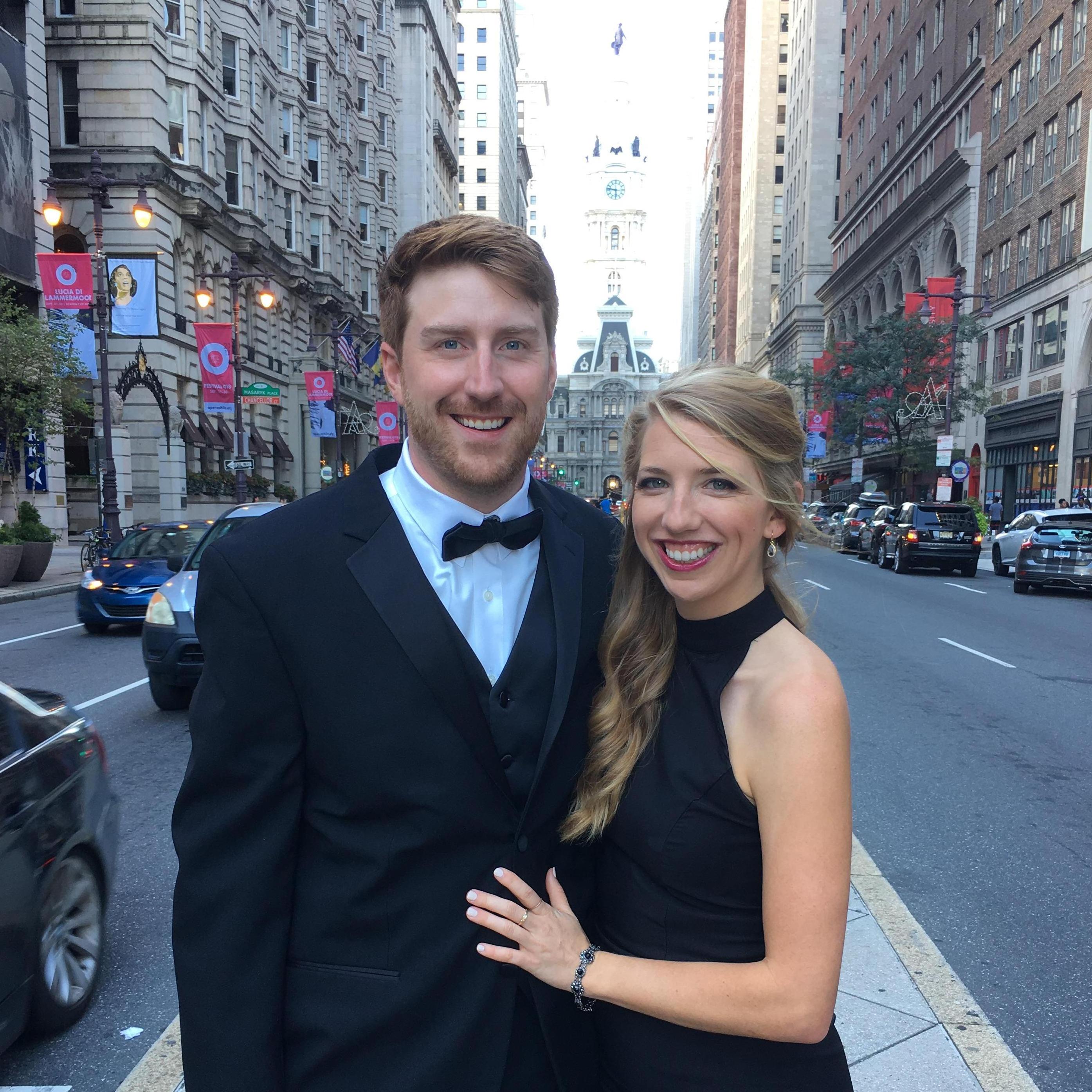 Celebrating our friends, Olivia and Patrick, at their wedding in Philadelphia