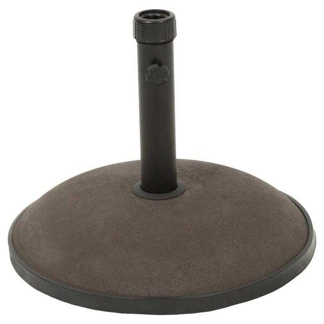 33 Pound Round Patio Umbrella Base - Brown - Christopher Knight Home