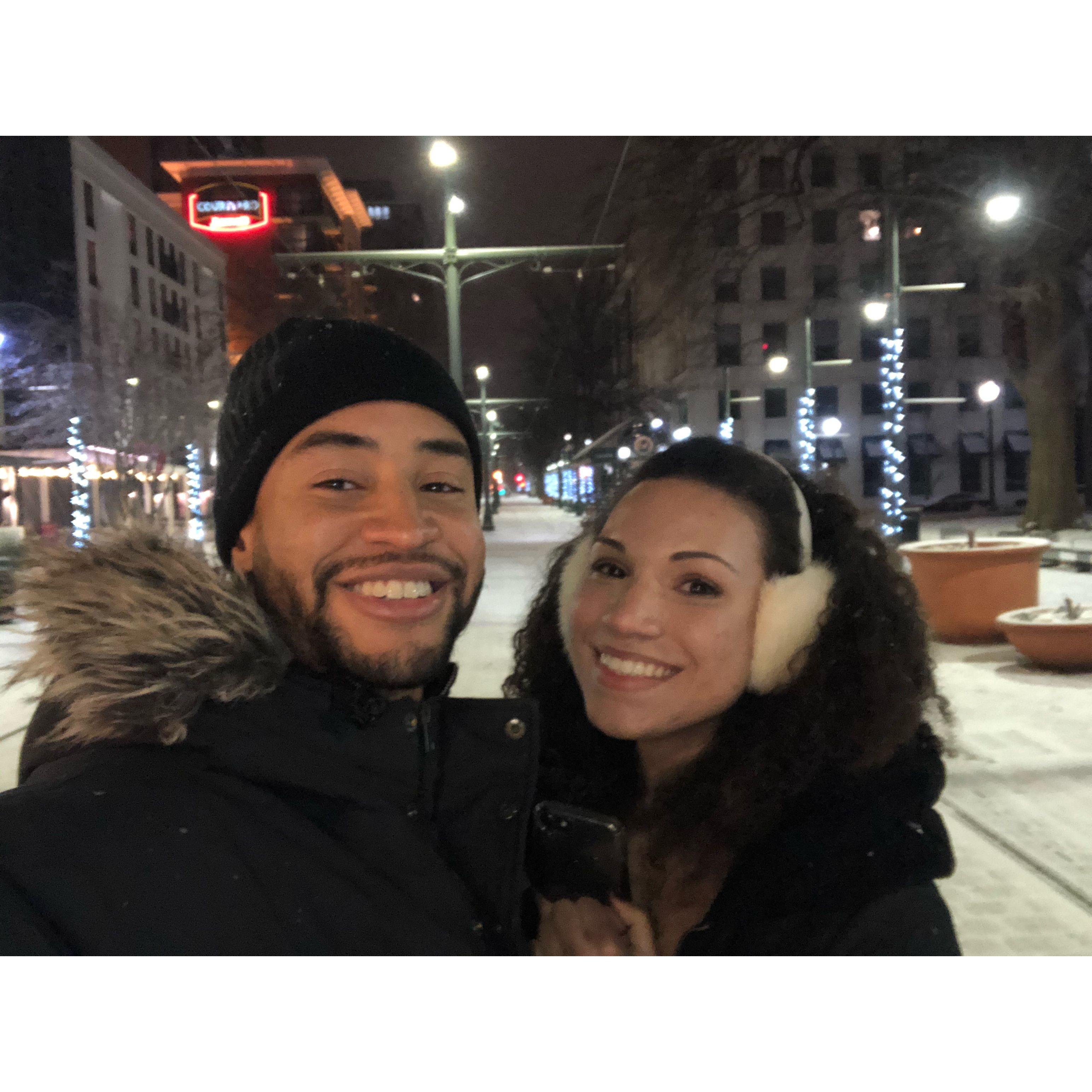 Valentine's Day ironically came up quick! Victoria expressed: "It's just another day." Jordan came prepared ready to "shoot his shot" with two dozen flowers, chocolate, and plantains!