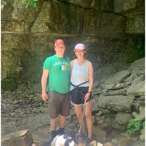 Hiking at Clifty Falls State Park